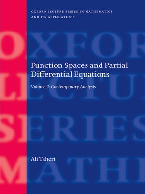 cover image of Function Spaces and Partial Differential Equations